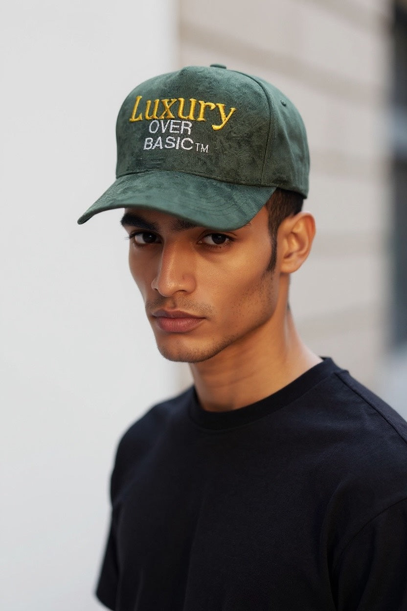 L.O.B Suede Money Green Hat